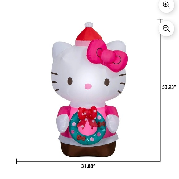 Hello Kitty Airblown Holiday Lights Inflatable Kuromi and Hello Kitty Christmas - Picture 6 of 11